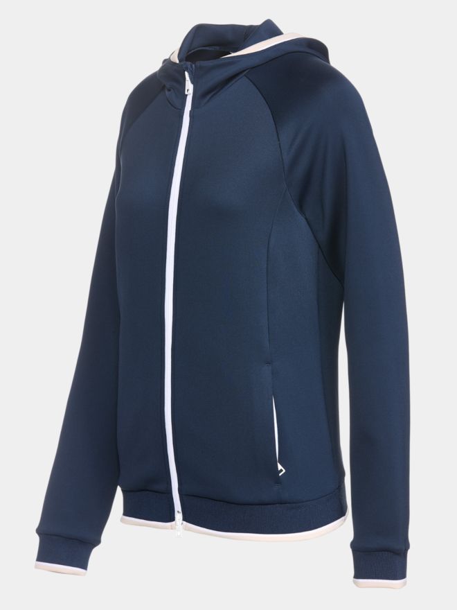 Valiente Hoodie Power Stretch Jacke navy