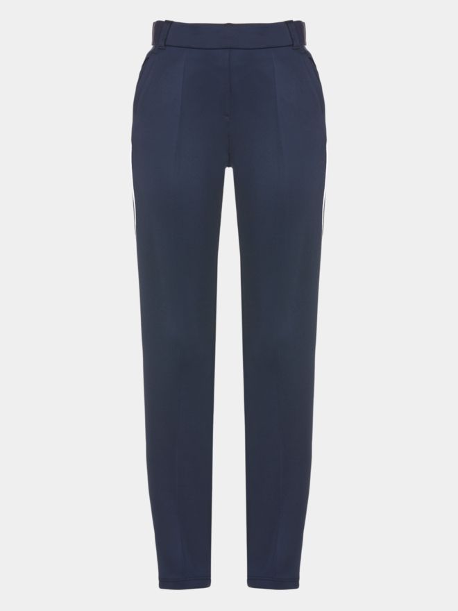 Valiente ESTHER Jersey-Stretch lang Hose navy