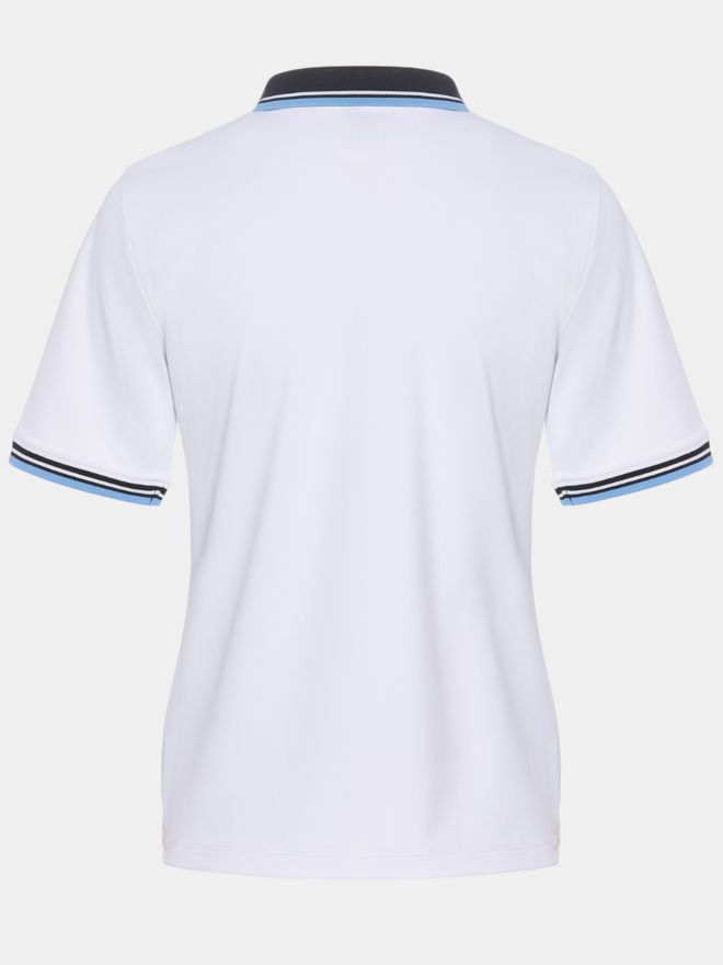 Valiente Funkční polo s krátkým rukávem bílá