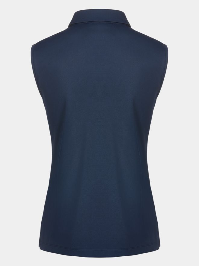 Valiente Funktions Pique ohne Arm Polo navy