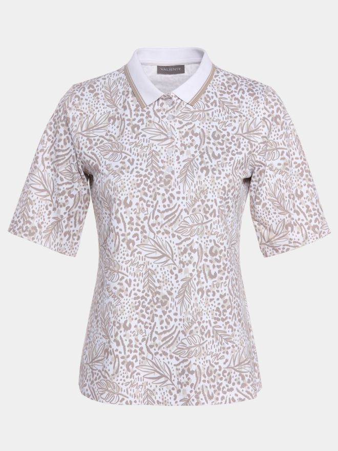 Valiente Polokošile s polo s krátkým rukávem béžová