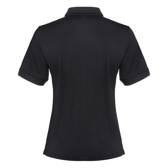 Valiente Funktions Pique  Halbarm Polo schwarz