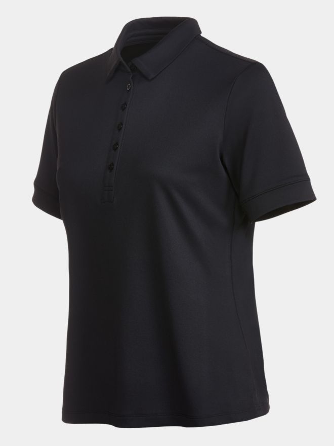 Valiente Funkční polo s krátkým rukávem černá