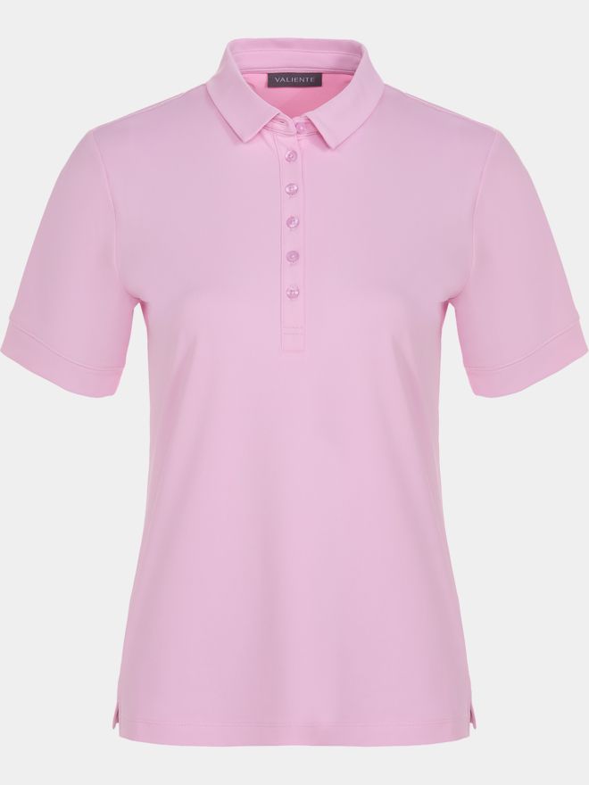 Valiente Funkční polo s krátkým rukávem růžová