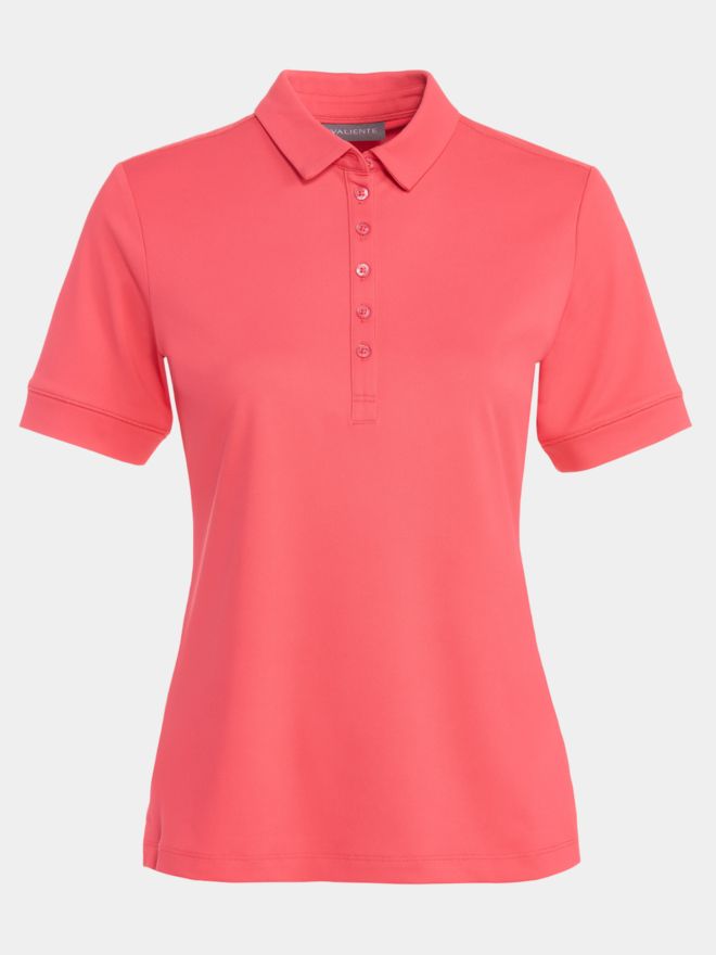 Valiente Funkční polo s krátkým rukávem korál
