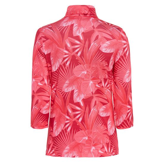 Valiente Druck 3/4 Arm Polo fuchsia