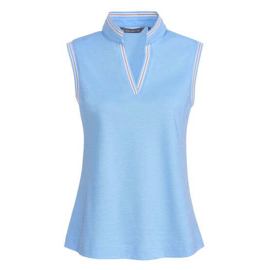 Valiente V-neck ohne Arm Polo hellblau