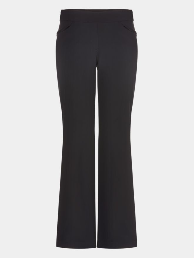 Valiente LILIA Dlouhé kalhoty Carvico Revolutional Zenit se širokými nohavicemi černá