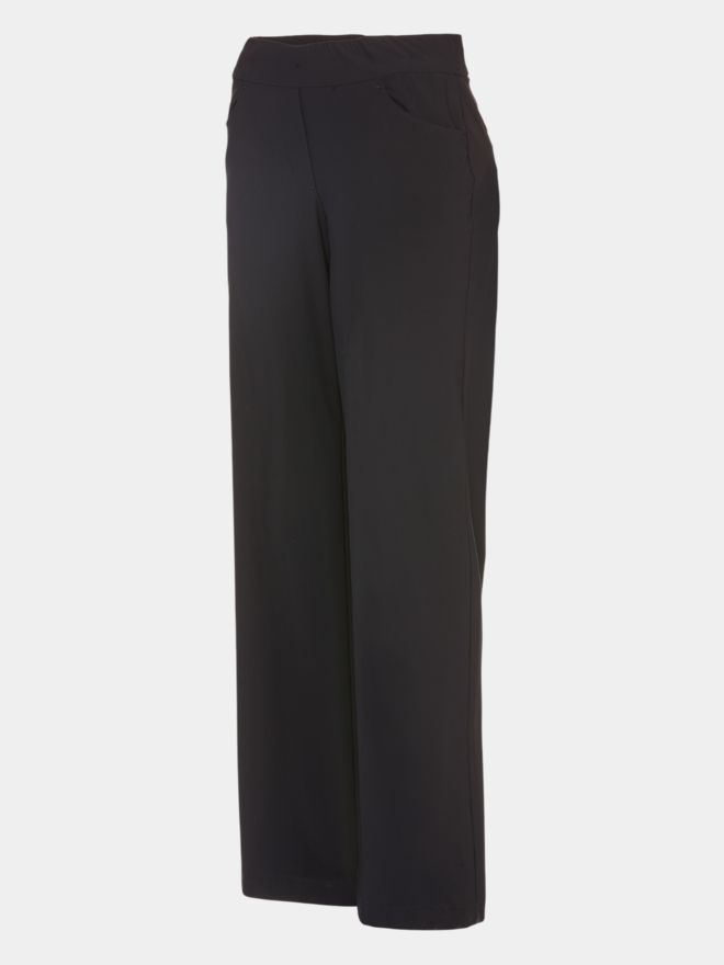 Valiente LILIA Dlouhé kalhoty Carvico Revolutional Zenit se širokými nohavicemi černá