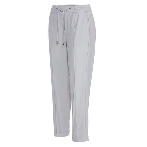 Valiente RAYA jogging pants with piping Carvico Revolutional Eco 7/8 Hos light gray