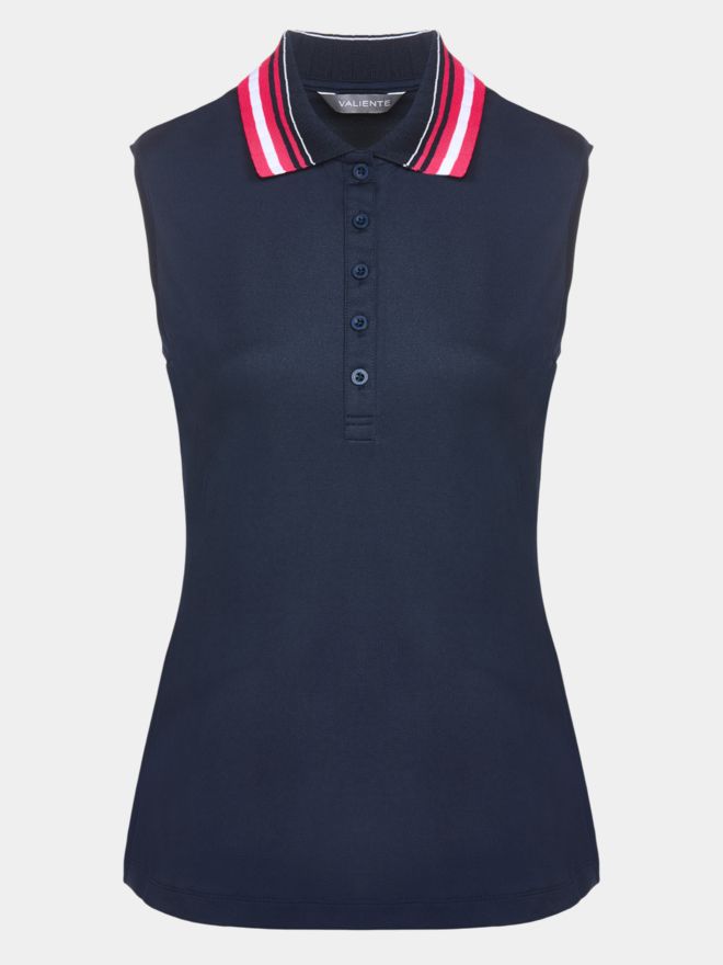 Valiente Nylonová polokošile bez rukávů námořnictvo