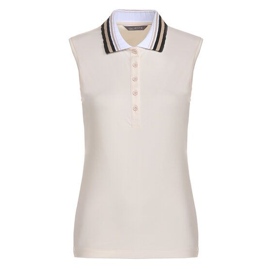 Valiente Nylon Pique  ohne Arm Polo sand