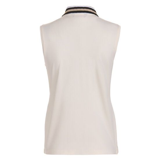 Valiente Nylon Pique  ohne Arm Polo sand