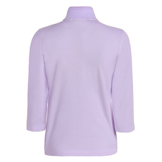 Valiente 2-Tone Pique 3/4 Arm Polo lila