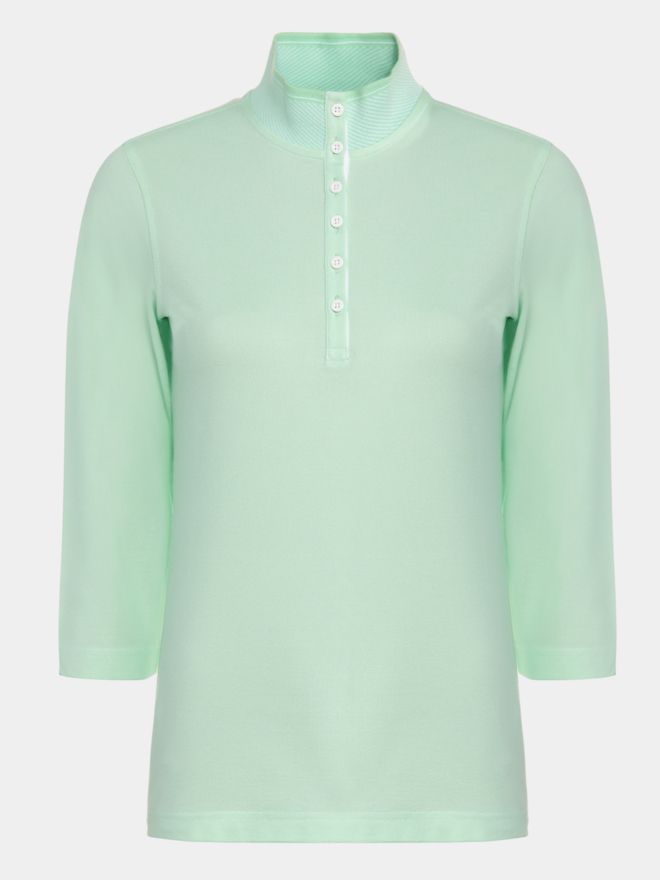 Valiente Dvoubarevná polokošile s 3/4 rukávy světle zelená