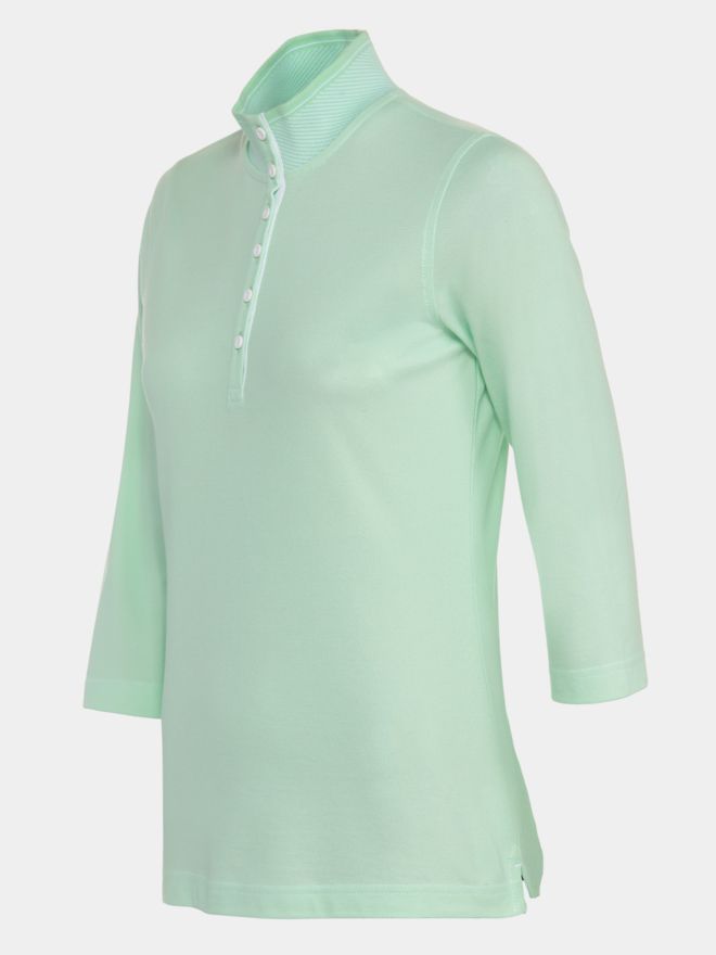 Valiente Dvoubarevná polokošile s 3/4 rukávy světle zelená