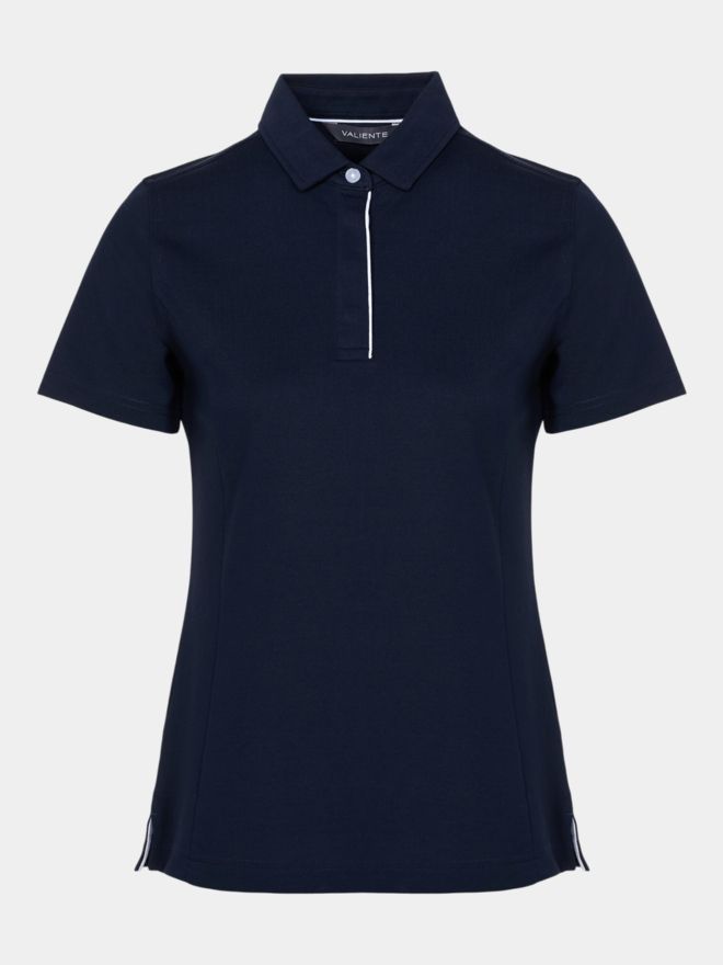 Valiente Polokošile s polovičním rukávem se záhyby na zádech námořnictvo