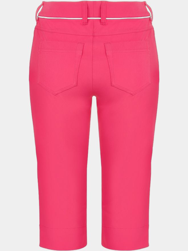Valiente JULIE contrast piping capri pants pink