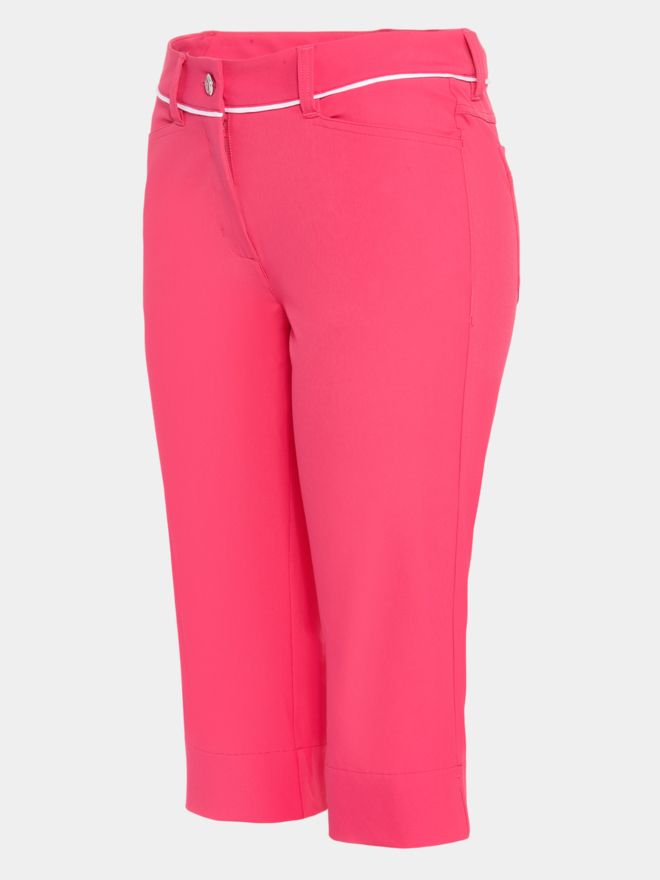 Valiente JULIE Kontrastpiping Capri Hose sand