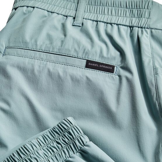 Daniel Springs WARREN funkční strečové dlouhé kalhoty na běhání zelená