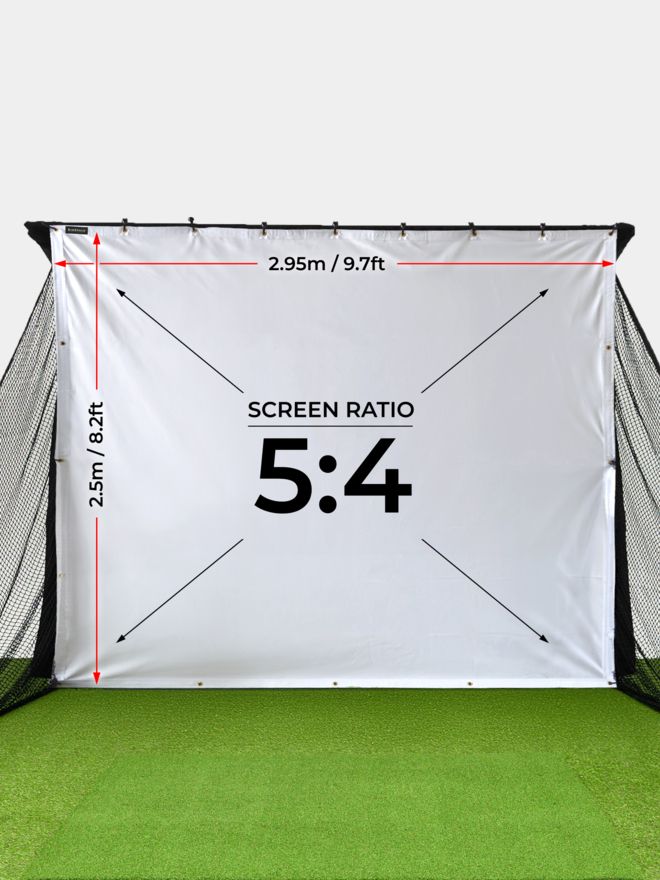 Sim Space Impact Screen für Deluxe Home Driving Net 2.95 x 2.5 m Sonstige