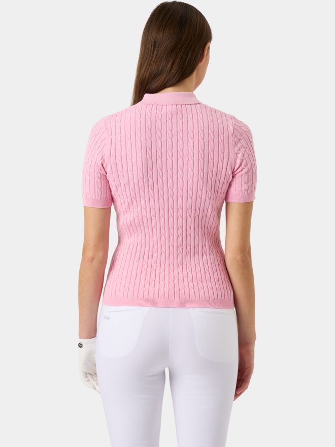 Daily Sports MADELENE Halbarm Polo rosa