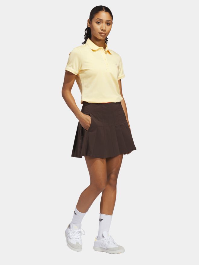 adidas Golf Originals F Pevná polokošile s krátkým rukávem oranžová