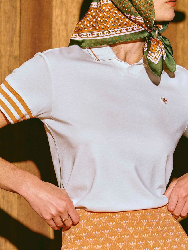 adidas Golf Originals MR 3Stripe Sld polokošile s krátkým rukávem bílá