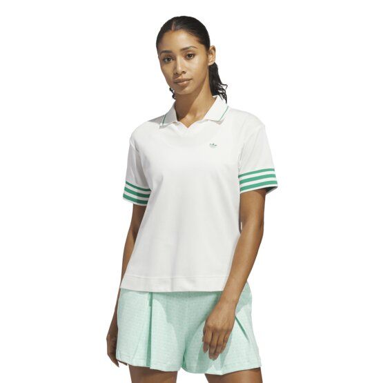 adidas Golf Originals MR 3Stripe Sld Halbarm Polo weiß