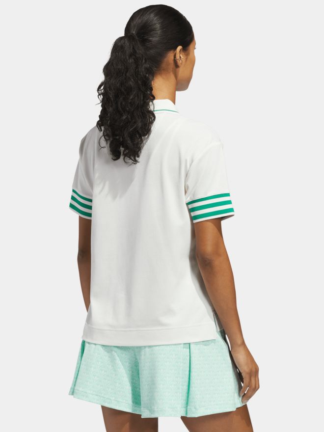 adidas Golf Originals MR 3Stripe Sld polokošile s krátkým rukávem bílá