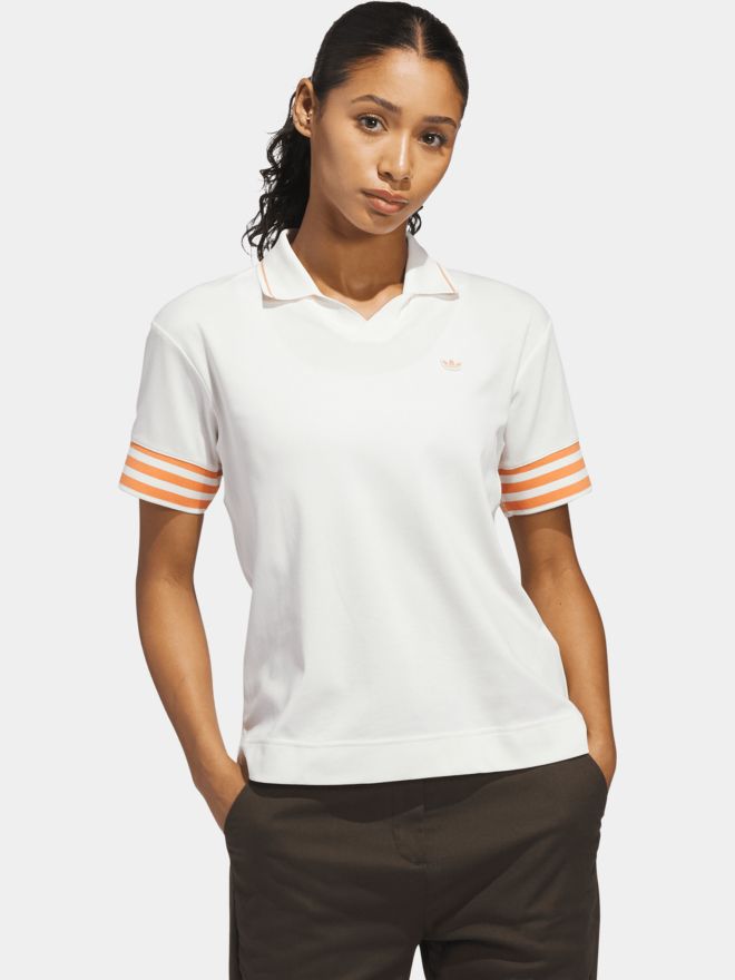 adidas Golf Originals MR 3Stripe Sld polokošile s krátkým rukávem bílá