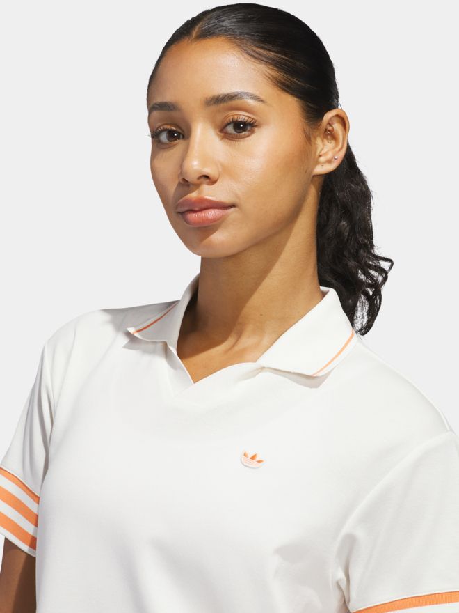 adidas Golf Originals MR 3Stripe Sld polokošile s krátkým rukávem bílá