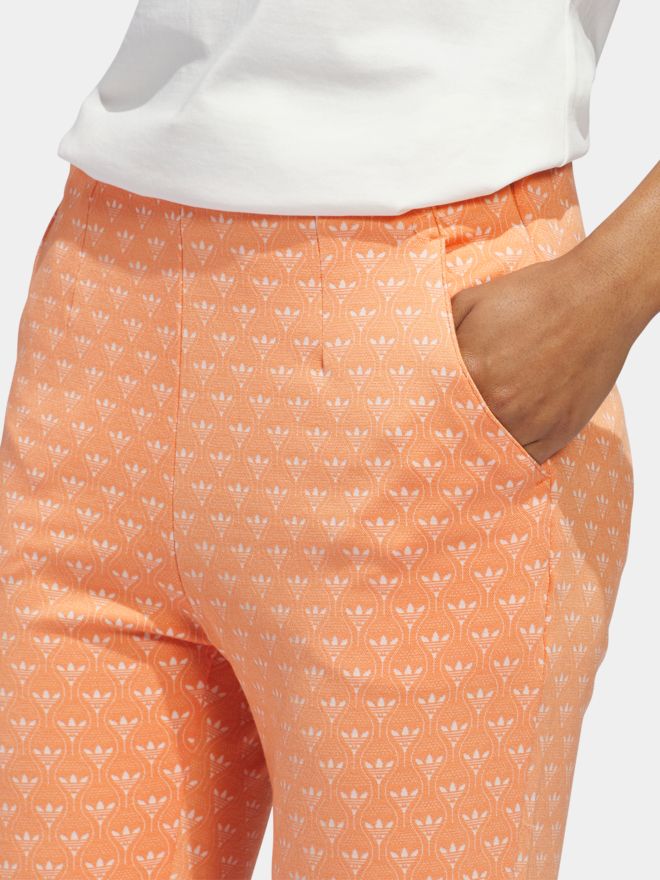 adidas Golf Originals S Nov Kalhoty 7/8 oranžová