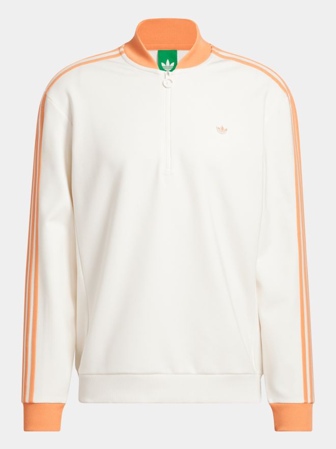 adidas Golf Originals F 3 Str 1/4 Zip Stretch Midlayer weiß