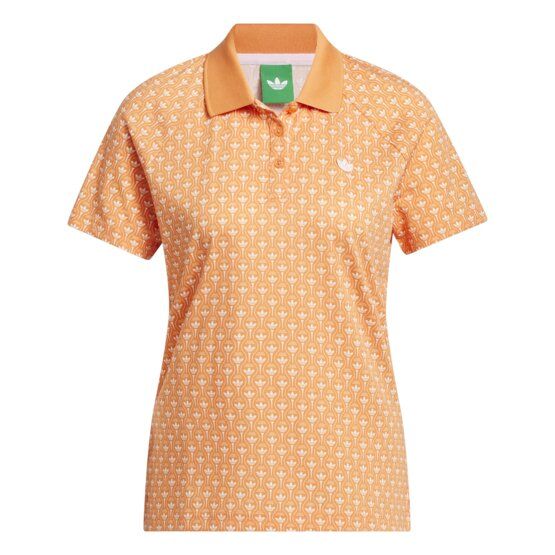 adidas Golf Originals S Nov AOP Halbarm Polo orange