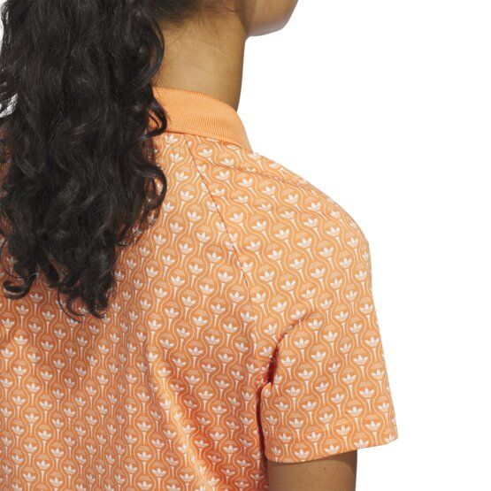 adidas Golf Originals S Nov AOP Halbarm Polo orange