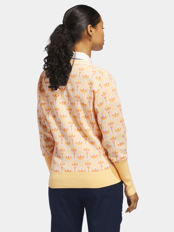 S Pletený svetr oranžová