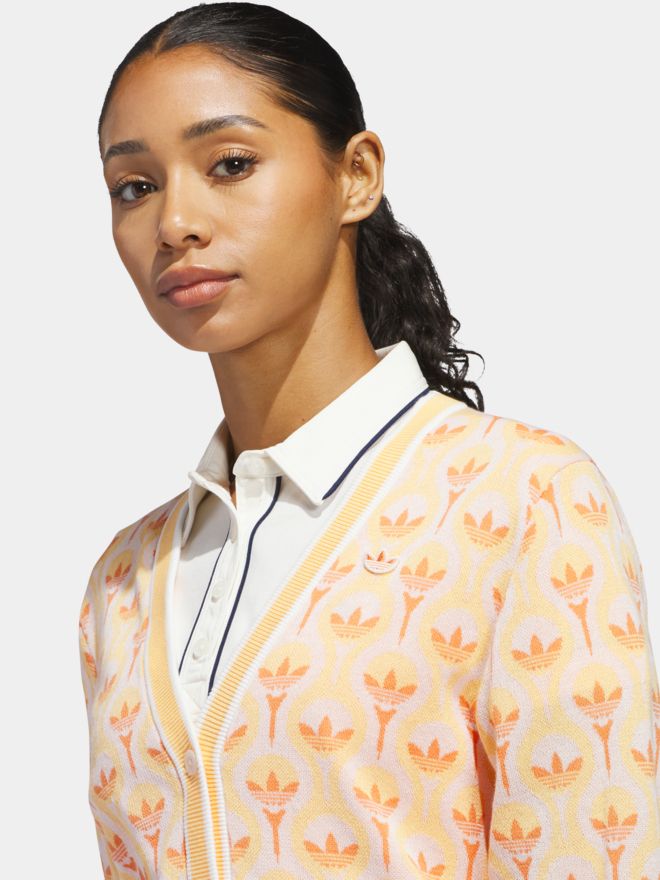 S Pletený svetr oranžová