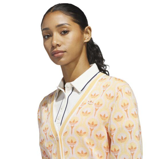 S Cardigan Jacke Strick orange