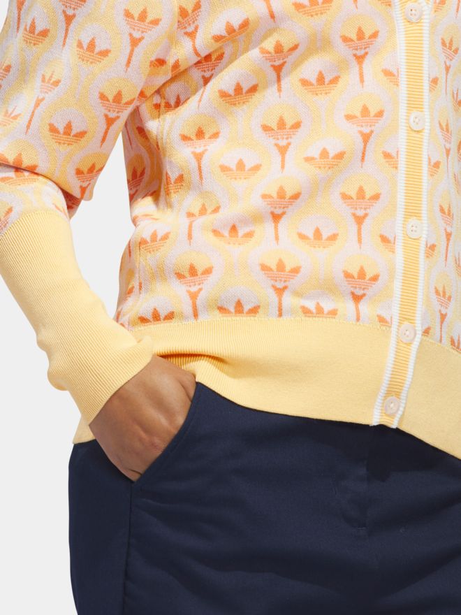 S Pletený svetr oranžová