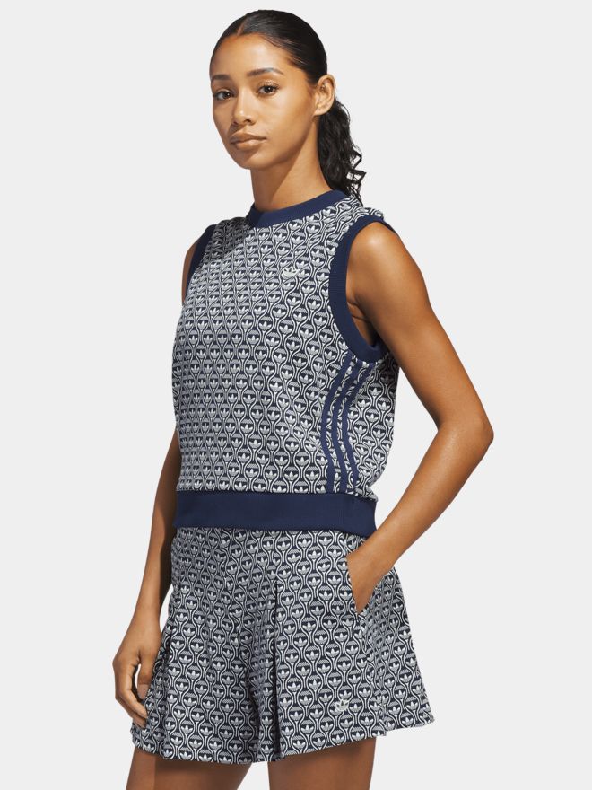 adidas Golf Originals S Nov Vest Pullunder Strick navy