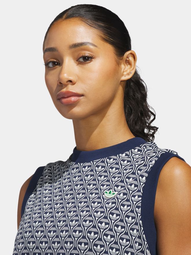 adidas Golf Originals S Nov Vest Pullunder Strick navy