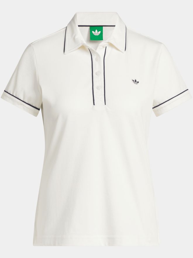 adidas Golf Originals F Solid Polo Halbarm Polo weiß