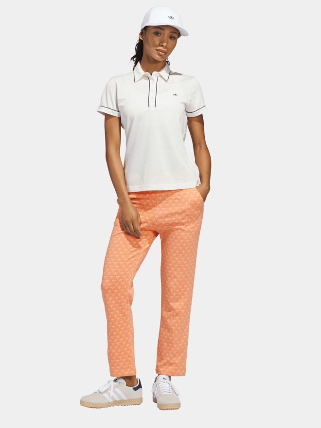 adidas Golf Originals F Solid Polo Halbarm Polo weiß