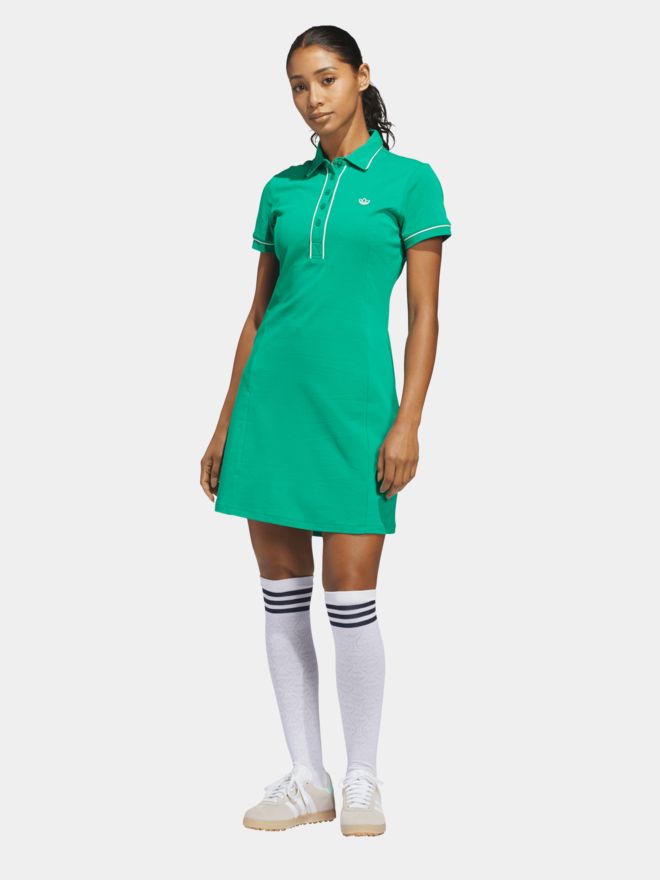 adidas Golf Originals F Dress Halbarm Kleid grün