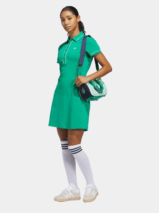 adidas Golf Originals F Dress Halbarm Kleid grün