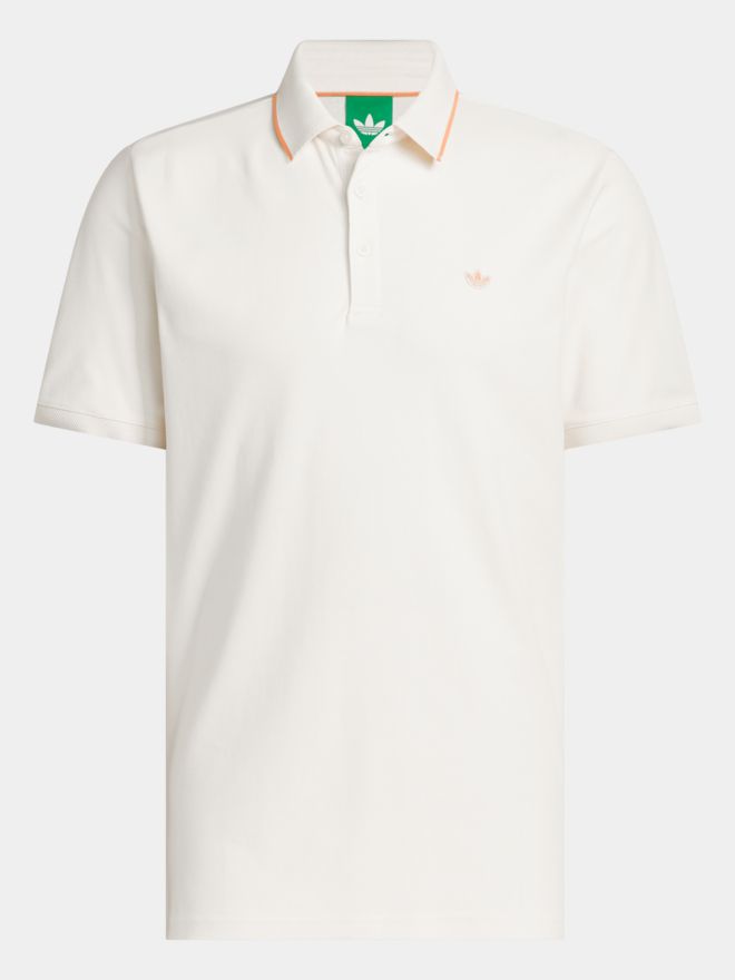 adidas Golf Originals F Solid LC polokošile s krátkým rukávem bílá