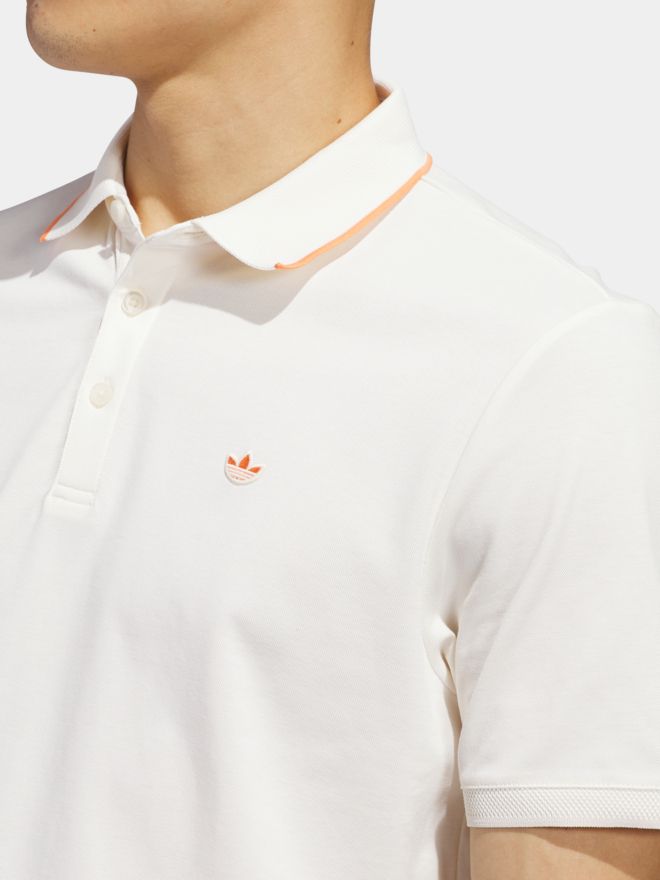 adidas Golf Originals F Solid LC polokošile s krátkým rukávem bílá