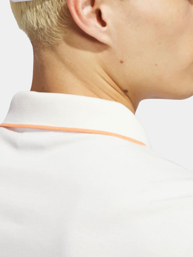 adidas Golf Originals F Solid LC polokošile s krátkým rukávem bílá