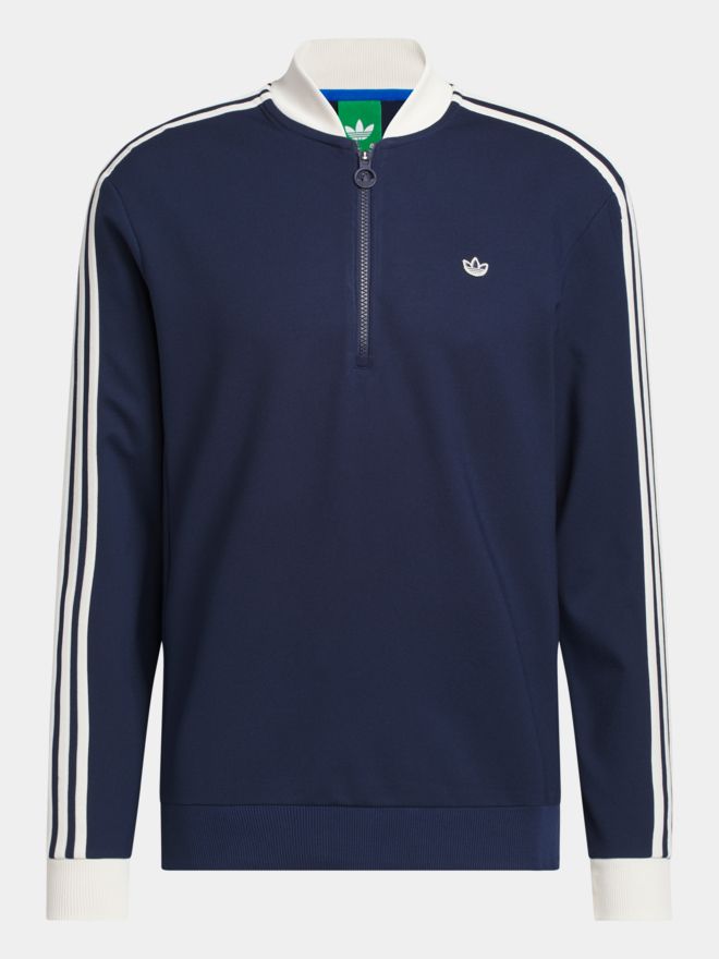 adidas Golf Originals F 3 Str 1/4 Zip Stretch Midlayer navy